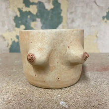 Load image into Gallery viewer, Ceramic Boob Planter 7x9cm
