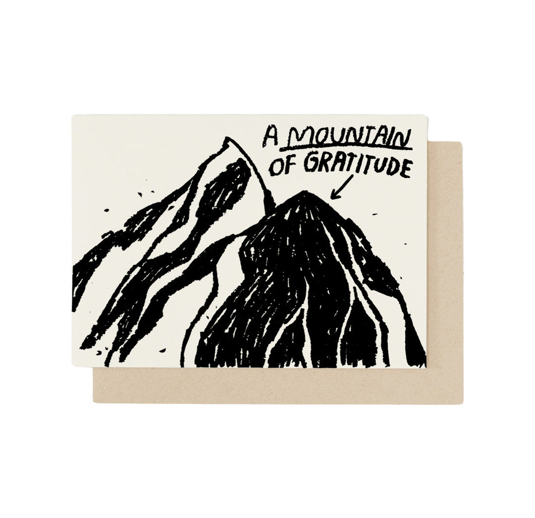 Mountain of Gratitude Card