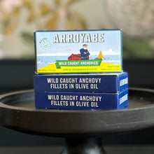 Load image into Gallery viewer, Arroyabe Anchovies in Oil - 1.76oz Tin
